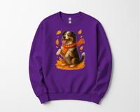 Load image into Gallery viewer, Australian Shepherd Autumn Sweatshirt, Cozy Fall Dog Sweater, Dog Lover Apparel, Cute Autumn Dog Tee, Gift for Dog Lovers
