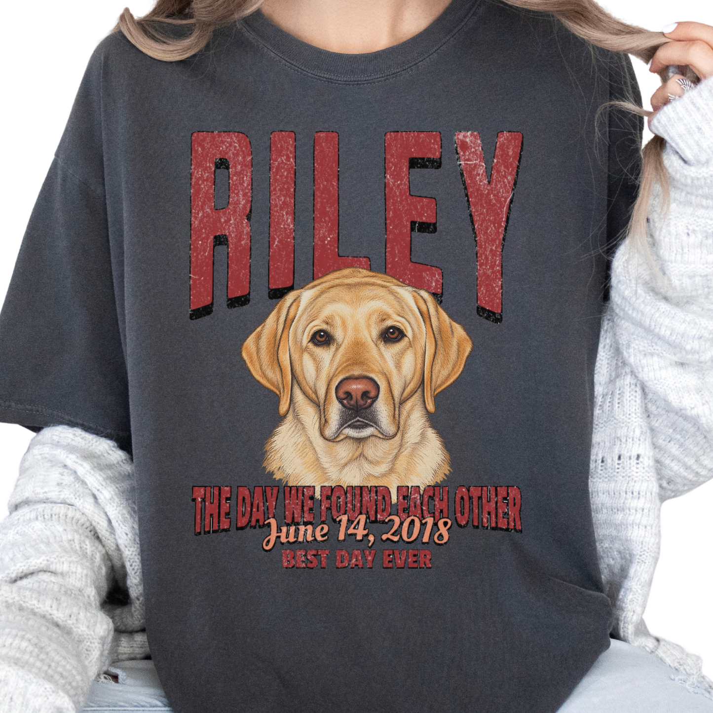 Personalized Gotcha Day Shirt, Custom Pet Portrait Tee, Dog Adoption Anniversary Gift
