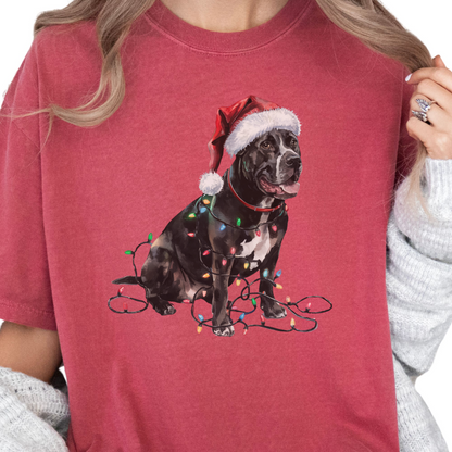 Christmas Cane Corso Shirt, Christmas Lights Dog Shirt, Christmas Dog, Cane Corso Mom Shirt, Gift for Dog Lover, Cane Corso
