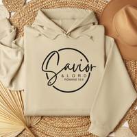 Load image into Gallery viewer, Savior &amp; Lord Shirt, Tank or Hoodie, Romans 10:9 Christian Apparel, Bible Verse Faith Gift for Women

