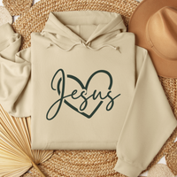 Load image into Gallery viewer, Jesus Heart Shirt, Tank or Hoodie, Christian Apparel for Women, Faith Graphic Tee, Cute Jesus Lover Gift
