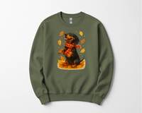 Load image into Gallery viewer, Dachshund Fall Shirt, Cute Dog Sweater, Autumn Dog Lovers Gift, Fall Sweatshirt with Dog, Cozy Fall Dog Shirt, Dog in Leaves, Gift For Dog Moms
