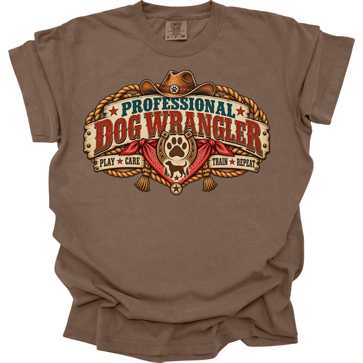 Dog Daycare Worker Shirt, Professional Dog Wrangler Tee, Funny Pet Care Staff Gift