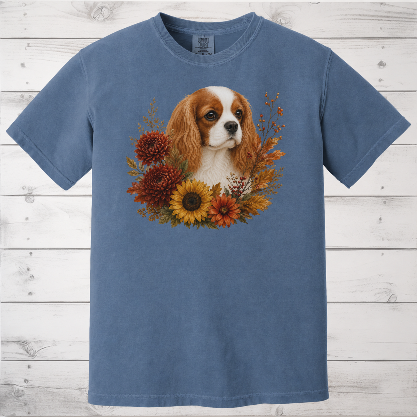 Blenheim Cavalier Autumn Floral Shirt