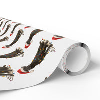 Load image into Gallery viewer, Kerry Blue Terrier Christmas Lights Wrapping Paper
