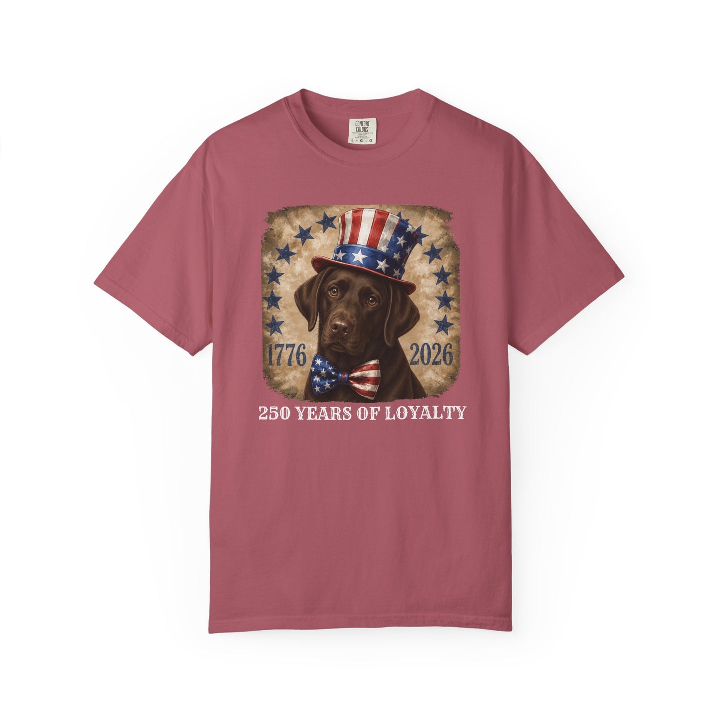 Chocolate Lab 250 Years of Loyalty Shirt