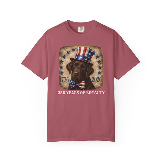 Chocolate Lab 250 Years of Loyalty Shirt