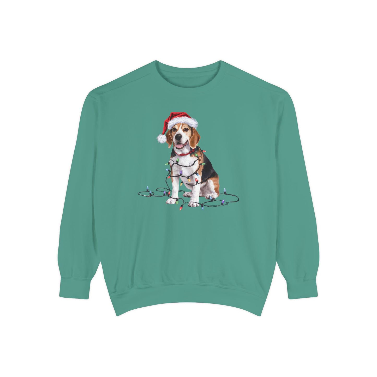 Christmas Beagle Sweatshirt, Christmas Lights Dog Sweatshirt, Christmas Dog, Beagle Mom Sweatshirt, Gift for Dog Lover, Beagle