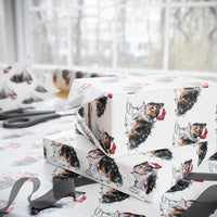 Load image into Gallery viewer, Shetland Sheepdog Christmas Lights Wrapping Paper
