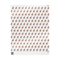 Load image into Gallery viewer, Akita Christmas Lights Wrapping Paper
