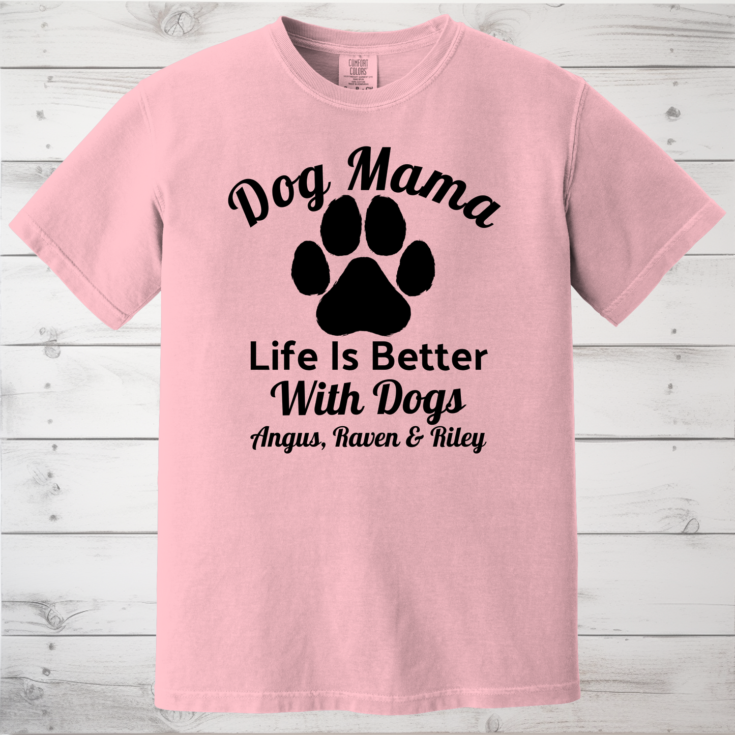 Personalized Life is Better With Dogs Shirt