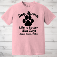 Load image into Gallery viewer, Personalized Life is Better With Dogs Shirt
