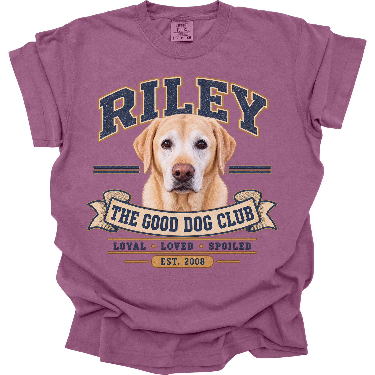 Personalized Vintage Good Boy Club Dog Shirt