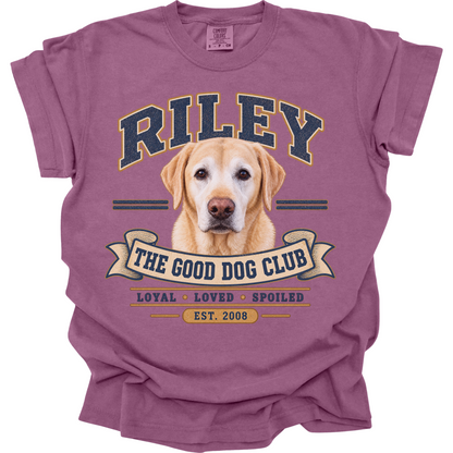 Personalized Vintage Good Boy Club Dog Shirt