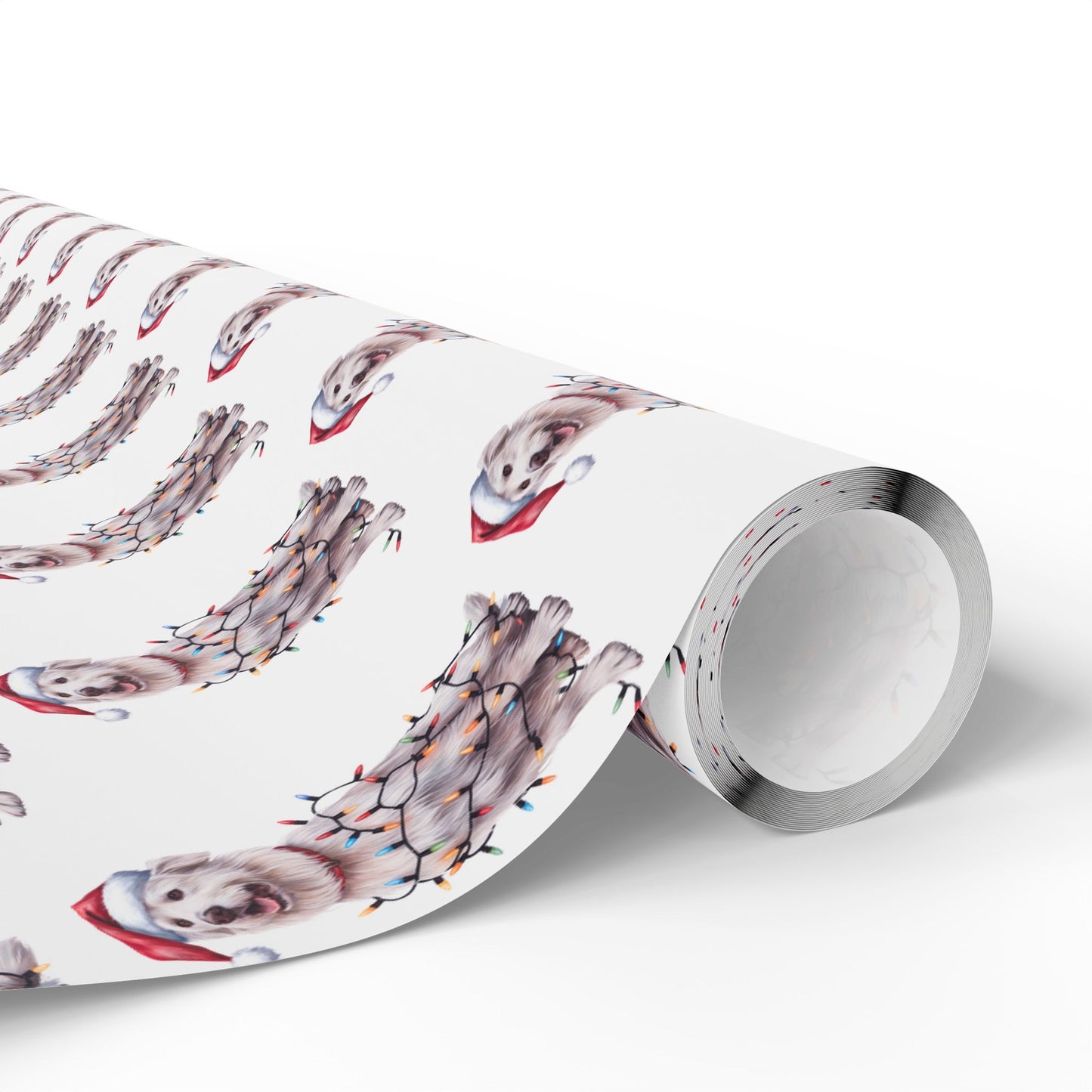 Kuvasz Christmas Lights Wrapping Paper