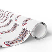 Load image into Gallery viewer, Kuvasz Christmas Lights Wrapping Paper