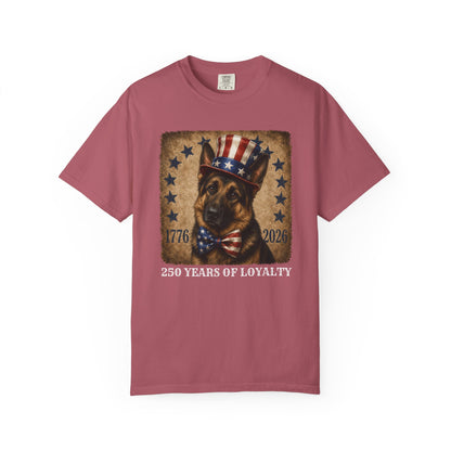 German Shepherd 250 Years of Loyalty Shirt