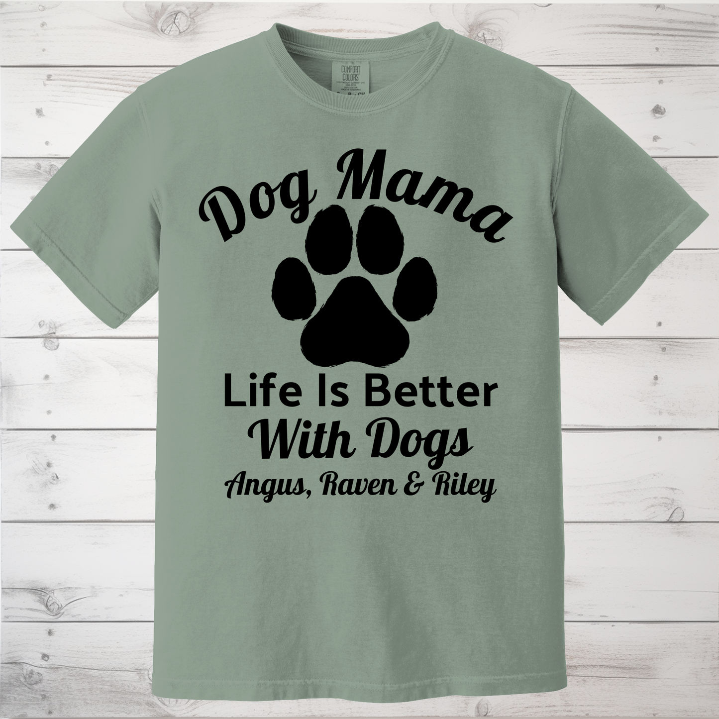 Personalized Life is Better With Dogs Shirt