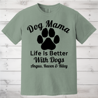 Load image into Gallery viewer, Personalized Life is Better With Dogs Shirt
