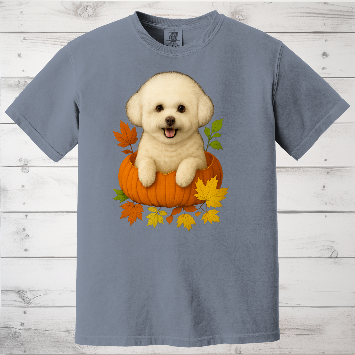 Bichon Frise Pumpkin Shirt