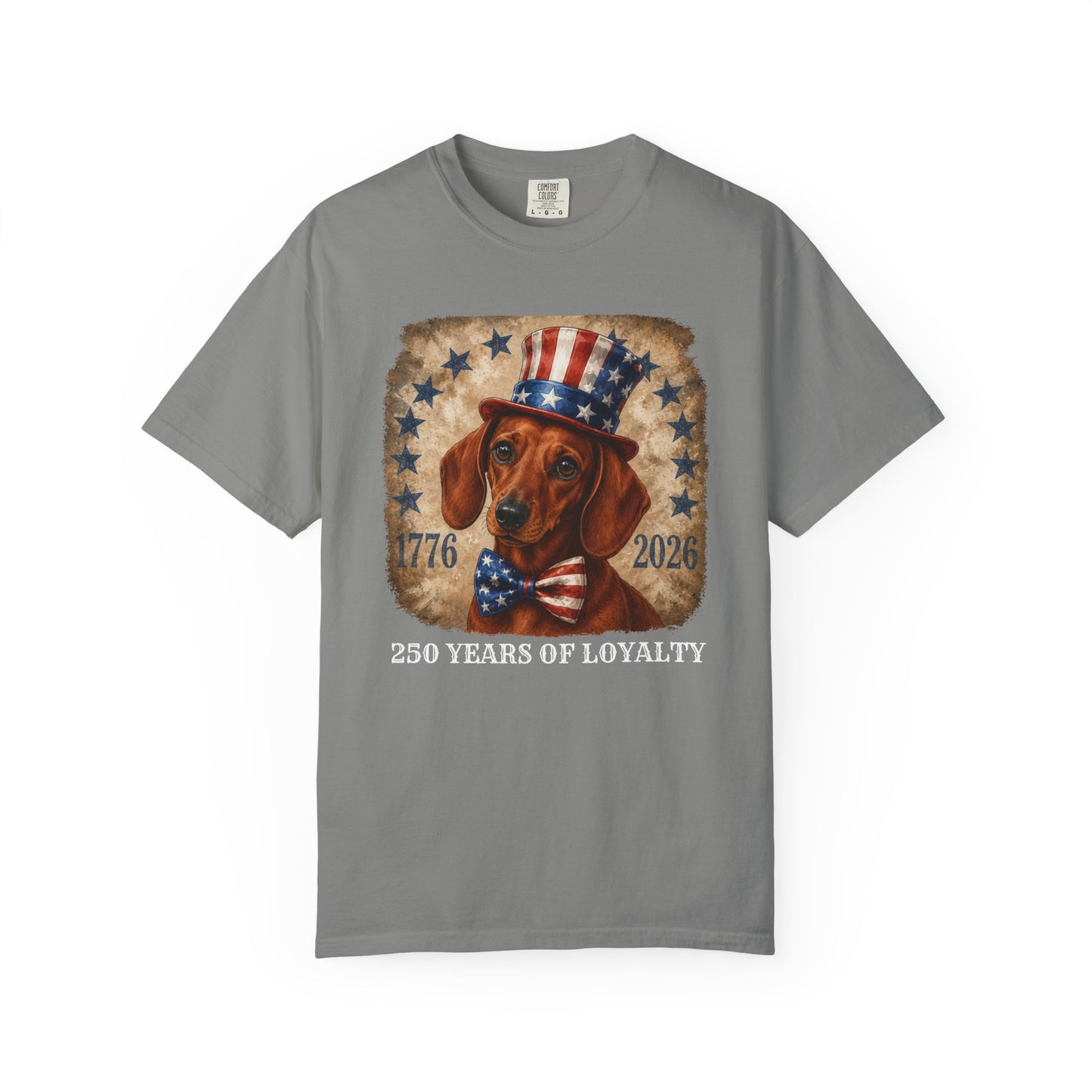 Red Dachshund 250 Years of Loyalty Shirt