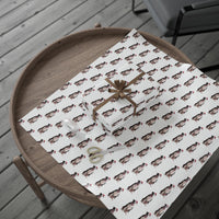 Load image into Gallery viewer, American Bulldog Christmas Lights Wrapping Paper
