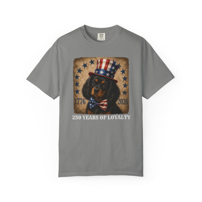 Black & Tan Cavalier 250 Years of Loyalty Shirt