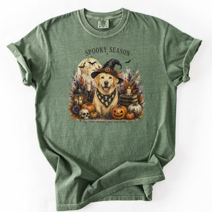 Yellow Lab Spooky Season Dog Mom Halloween Shirt