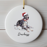 Load image into Gallery viewer, Great Dane Christmas Ornament, Personalized Dog Lover Gift
