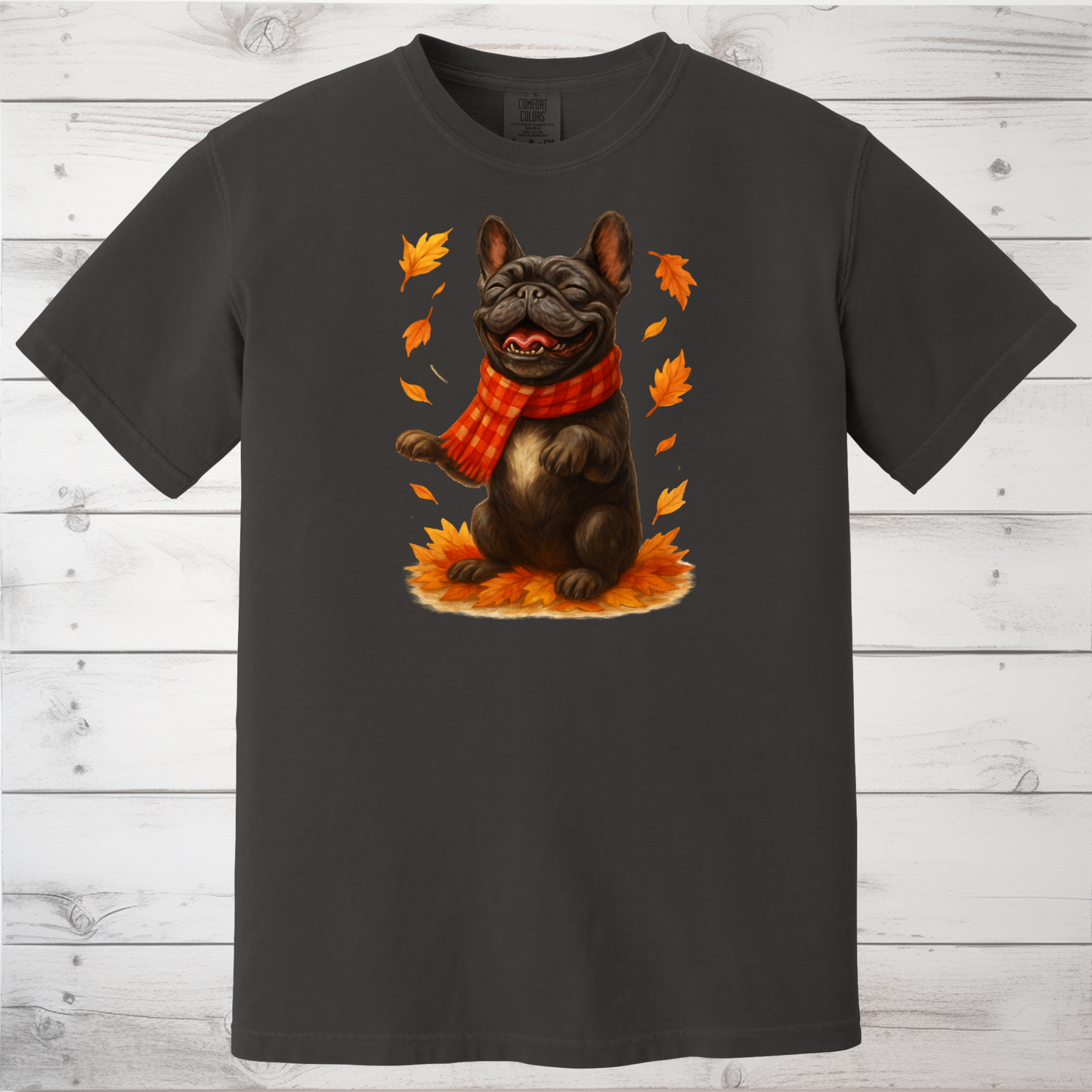 French Bulldog Autumn Sweatshirt, Cozy Fall Dog Shirt, Pet Lover Gift, Seasonal Canine Apparel