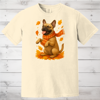 Load image into Gallery viewer, French Bulldog Autumn Shirt, Cozy Pet Sweatshirt, Fall Dog Lover Gift, Fawn Bulldog Leaves Apparel, Cute Dog Clothing, Autumn Vibes Shirt
