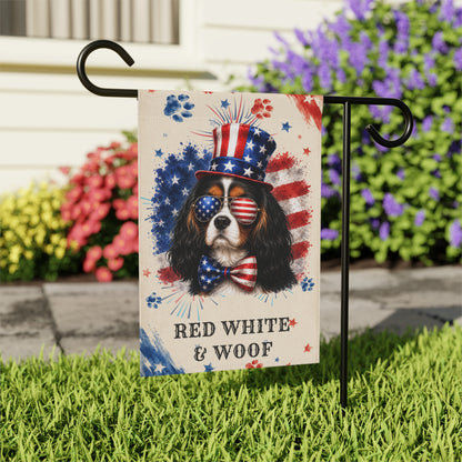 Patriotic Tri Color Cavalier Garden Flag
