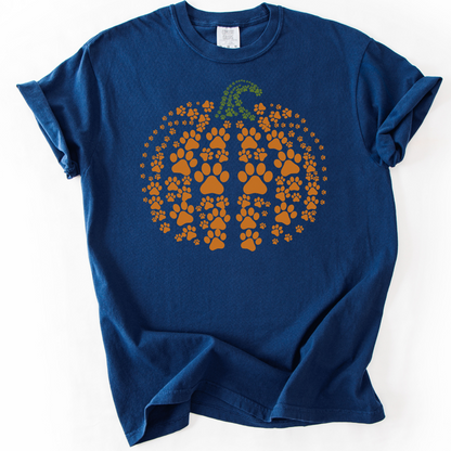 Paw Print Pumpkin Shirt