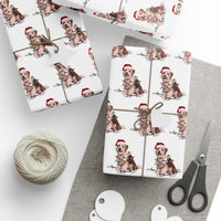 Load image into Gallery viewer, Coton de Tulear Christmas Lights Wrapping Paper