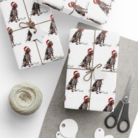 Load image into Gallery viewer, German Shorthaired Pointer Christmas Lights Wrapping Paper
