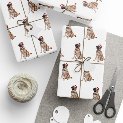 Anatolian Shepherd Christmas Lights Wrapping Paper