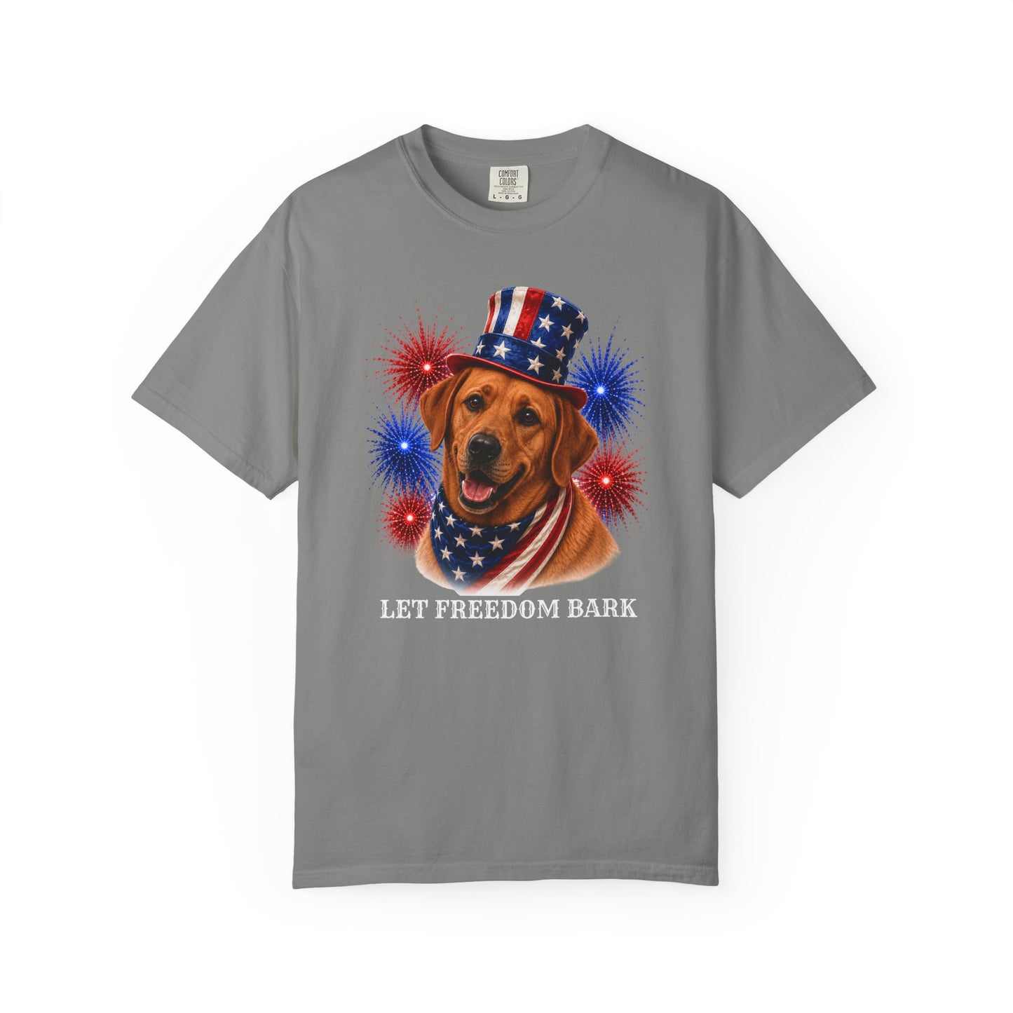 Fox Red Lab Patriotic Shirt