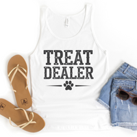 Load image into Gallery viewer, Treat Dealer Dog Lover Shirt, Funny Pet Owner T-Shirt for Dog Moms Dads, Cute Gift for Dog Trainers and Dog Sitters
