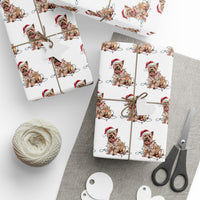 Load image into Gallery viewer, Cairn Terrier Christmas Lights Wrapping Paper