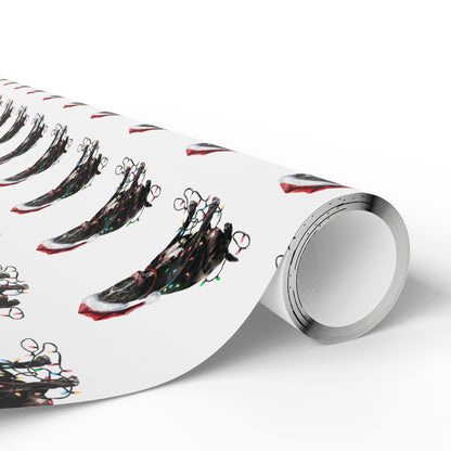 Cane Corso Christmas Lights Wrapping Paper