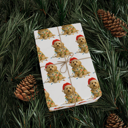 Havanese Christmas Lights Wrapping Paper
