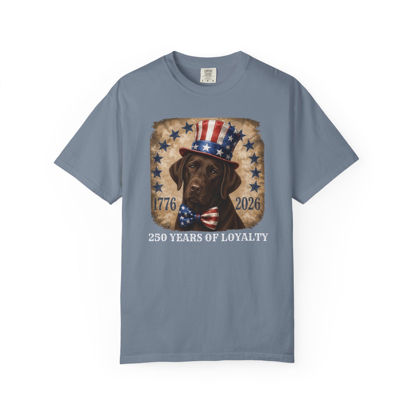 Chocolate Lab 250 Years of Loyalty Shirt
