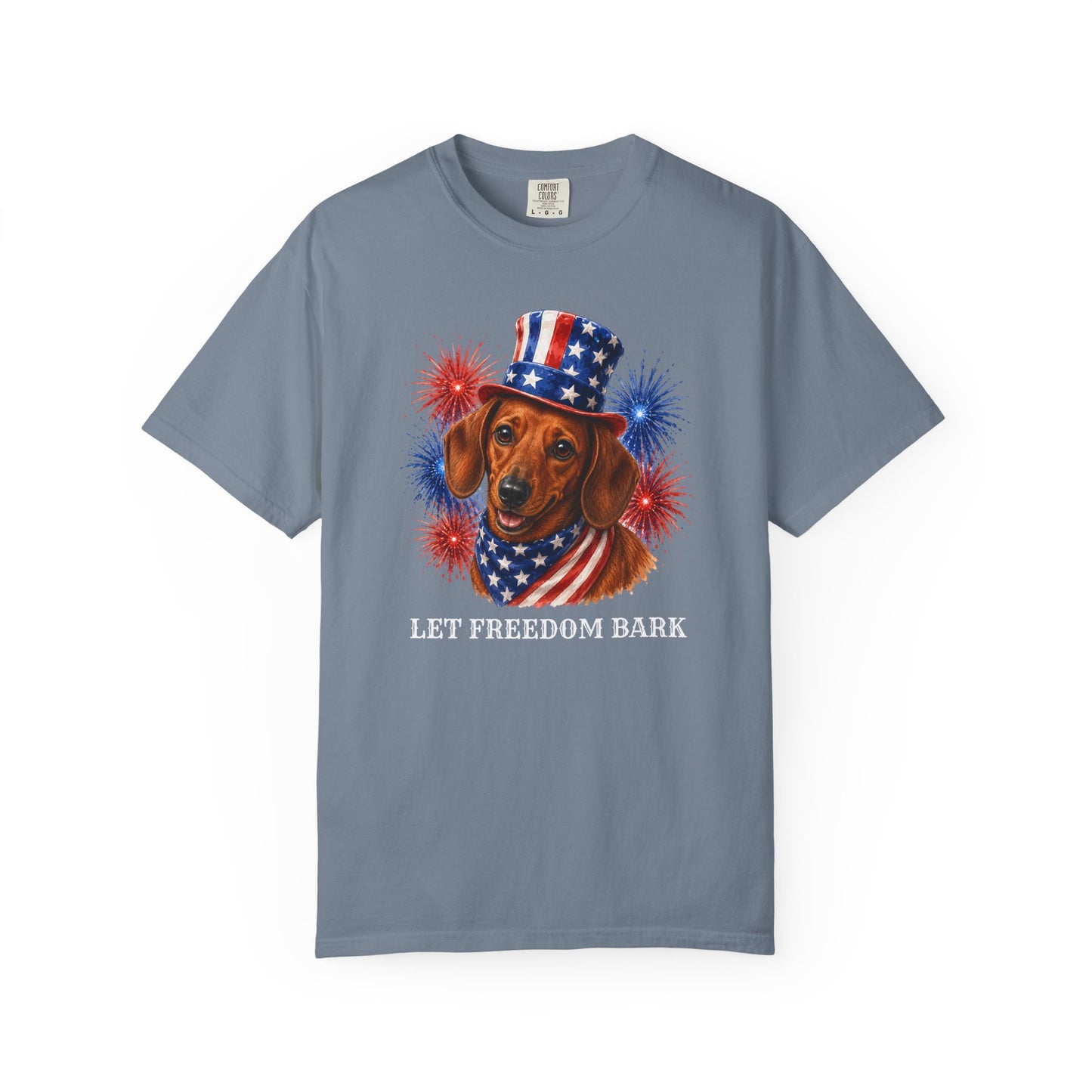 Red Dachshund Patriotic Shirt