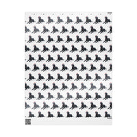 Load image into Gallery viewer, Black Lab Christmas Lights Wrapping Paper
