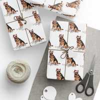 Load image into Gallery viewer, German Shepherd Christmas Lights Wrapping Paper
