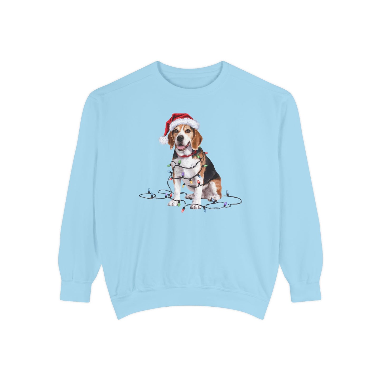 Christmas Beagle Sweatshirt, Christmas Lights Dog Sweatshirt, Christmas Dog, Beagle Mom Sweatshirt, Gift for Dog Lover, Beagle