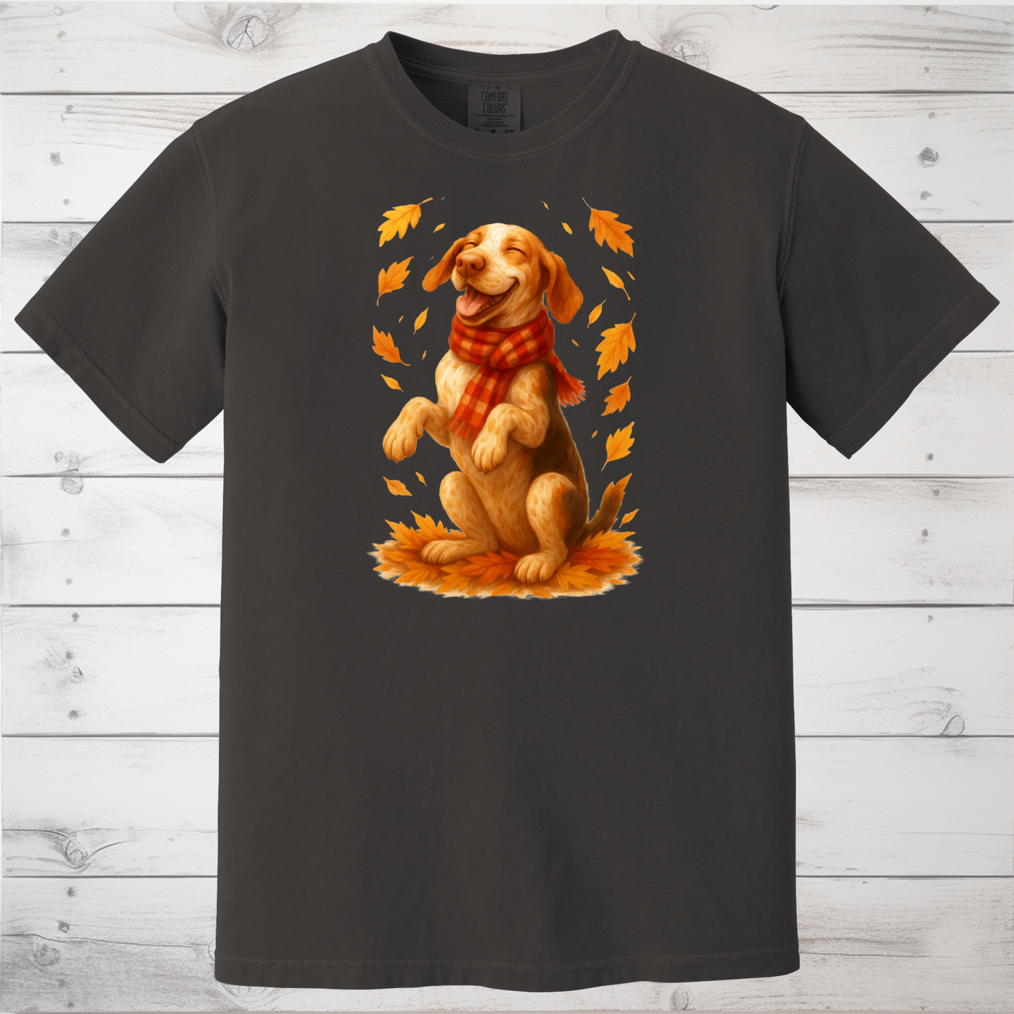Bracco Italiano Fall Shirt, Autumn Dog Sweatshirt, Dog Lover Gift, Cozy Pet Apparel, Bracco in Leaves, Gift for Pet Lovers