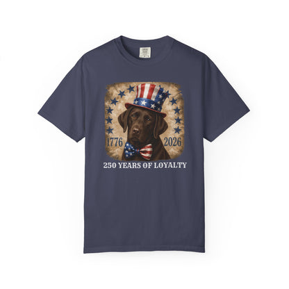 Chocolate Lab 250 Years of Loyalty Shirt