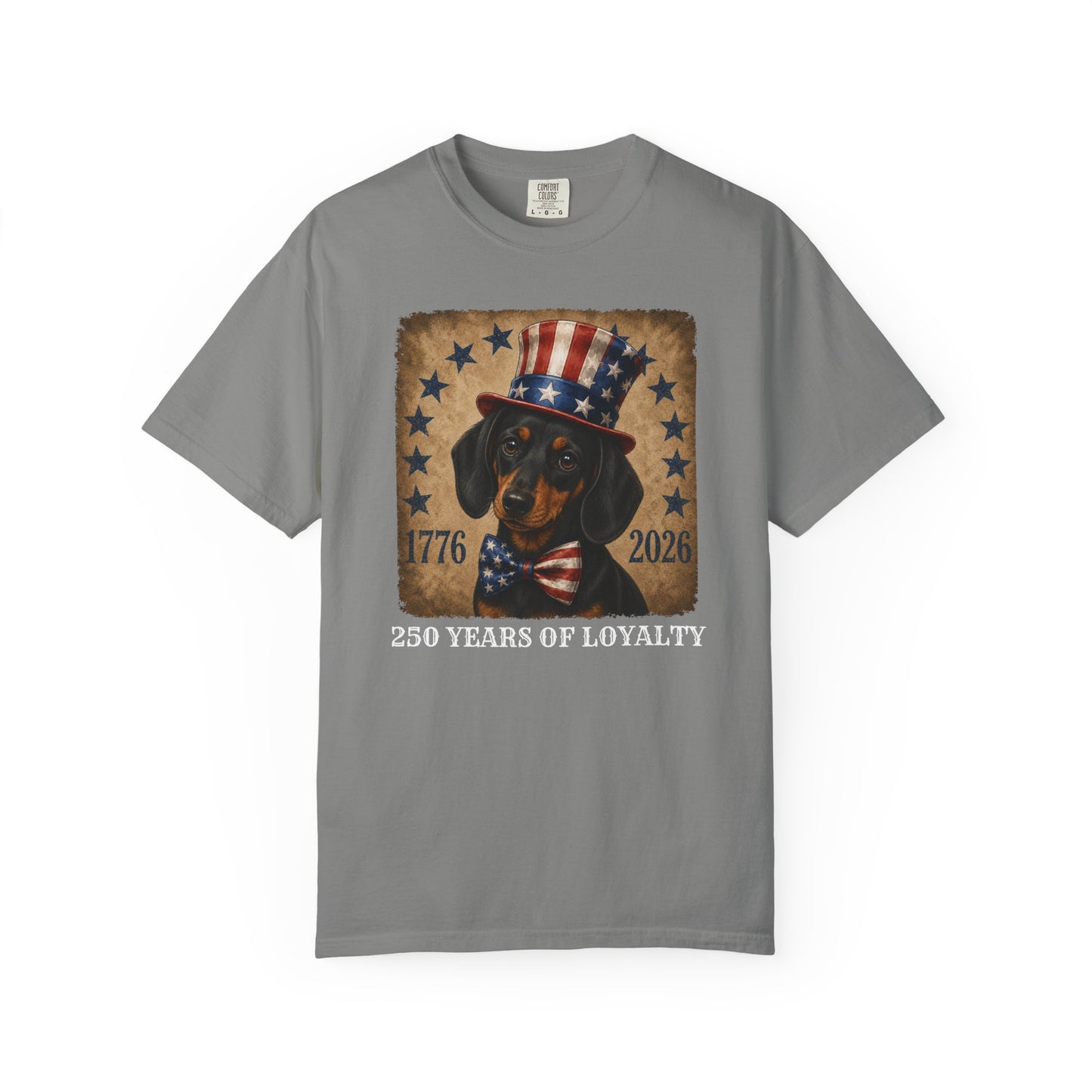 Black & Tan Dachshund 250 Years of Loyalty Shirt