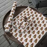 Load image into Gallery viewer, Basset Hound Christmas Lights Wrapping Paper
